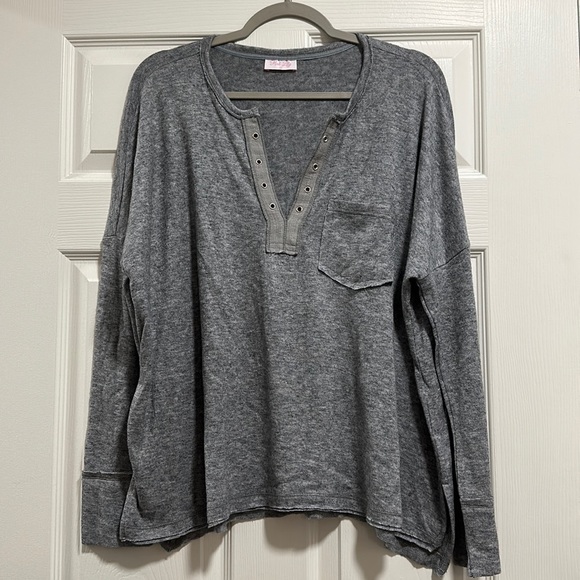 Almost brand new Pink Lily long sleeve shirt size large - Picture 1 of 3